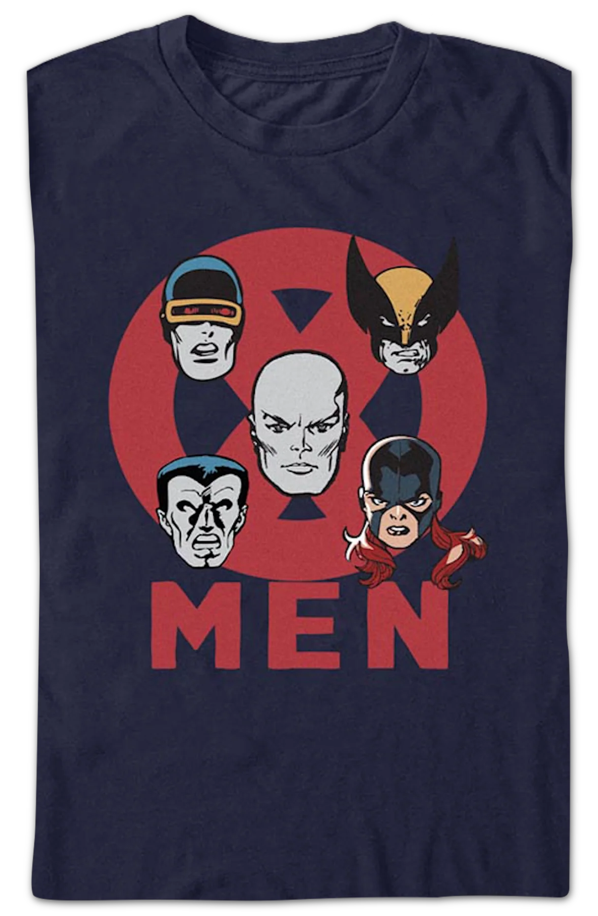 X-Men Hero Heads Marvel Comics T-Shirt - Image 2