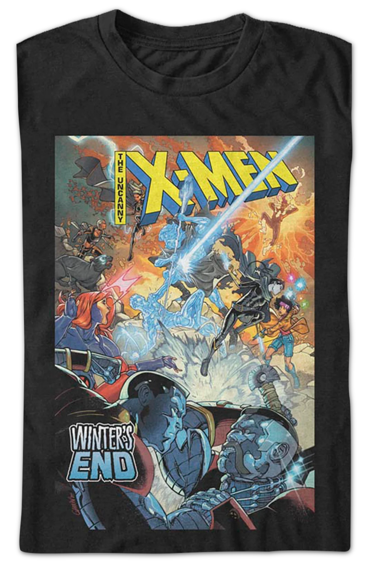 X-Men Winter's End Marvel Comics T-Shirt - Image 2