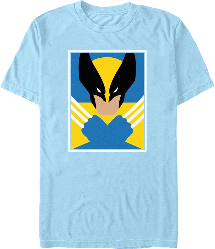 X-Men Wolverine Art Deco Marvel Comics T-Shirt