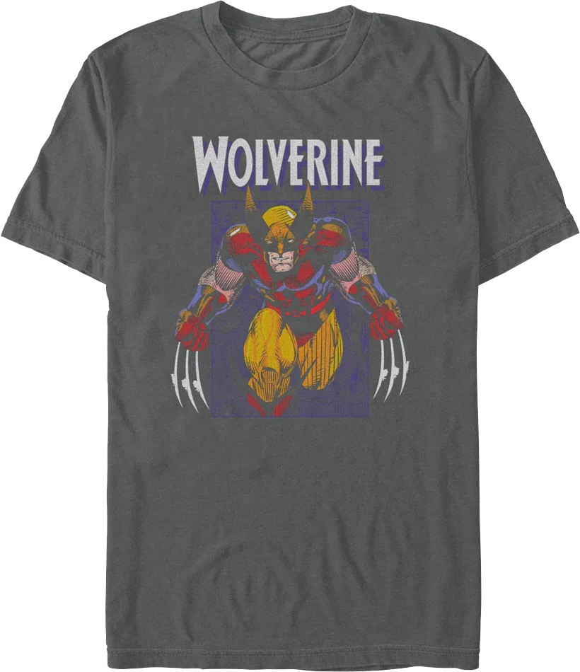 X-Men Wolverine Hero Stance Marvel Comics T-Shirt