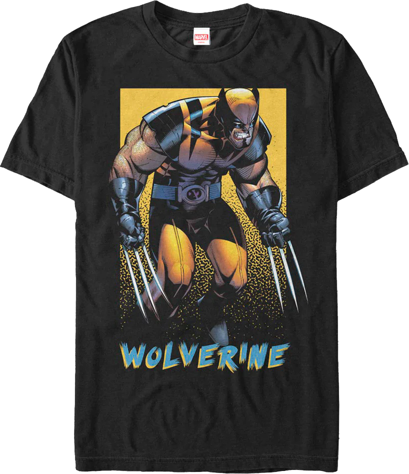 X-Men Wolverine Poster Marvel Comics T-Shirt