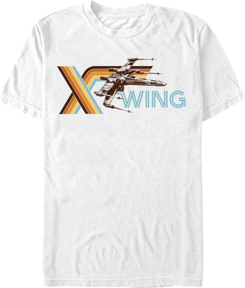 X-Wing Retro Flight Star Wars T-Shirt