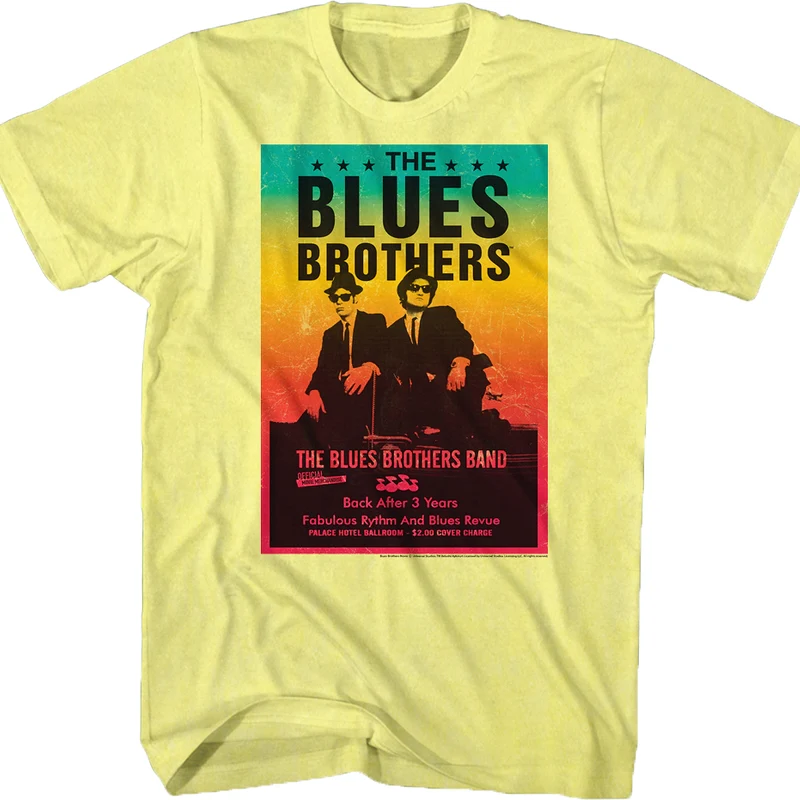 Yellow Concert Poster Blues Brothers T-Shirt