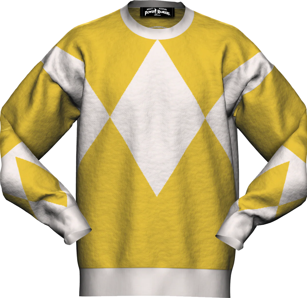 Yellow Ranger Mighty Morphin Power Rangers Knitted Sweater