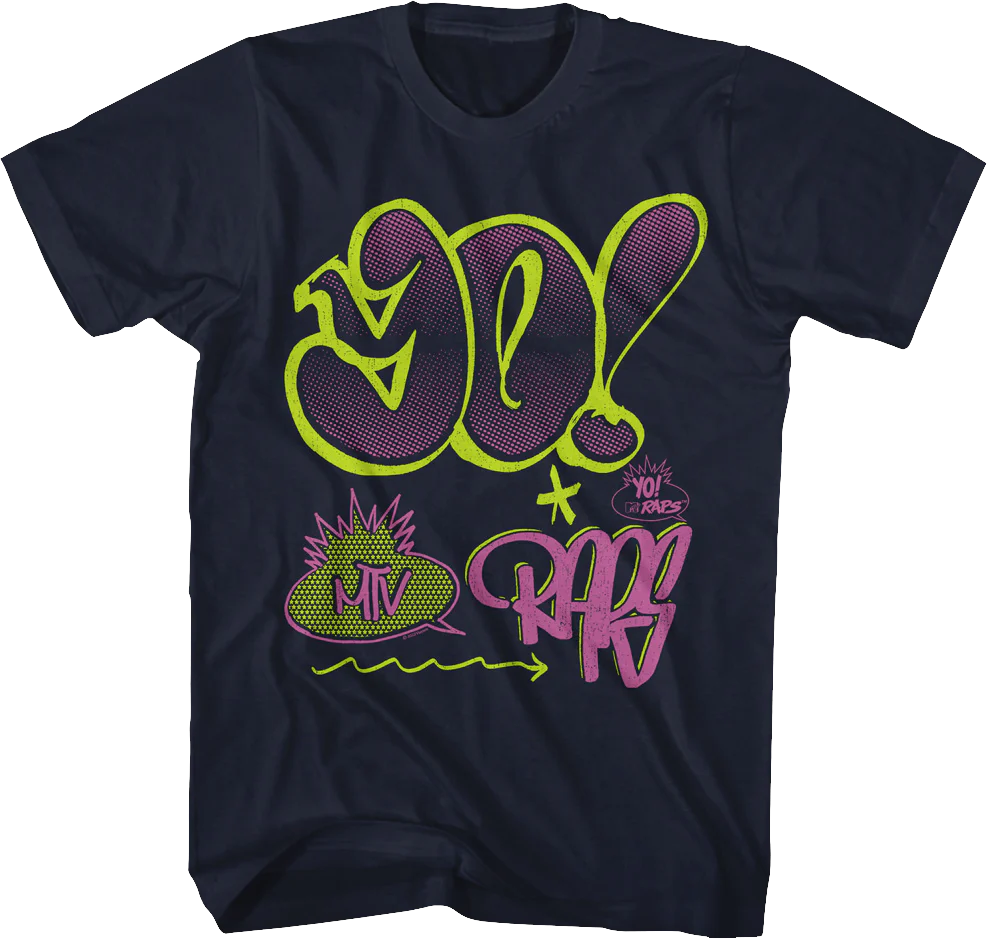 Yo! MTV Raps Graffiti MTV Shirt