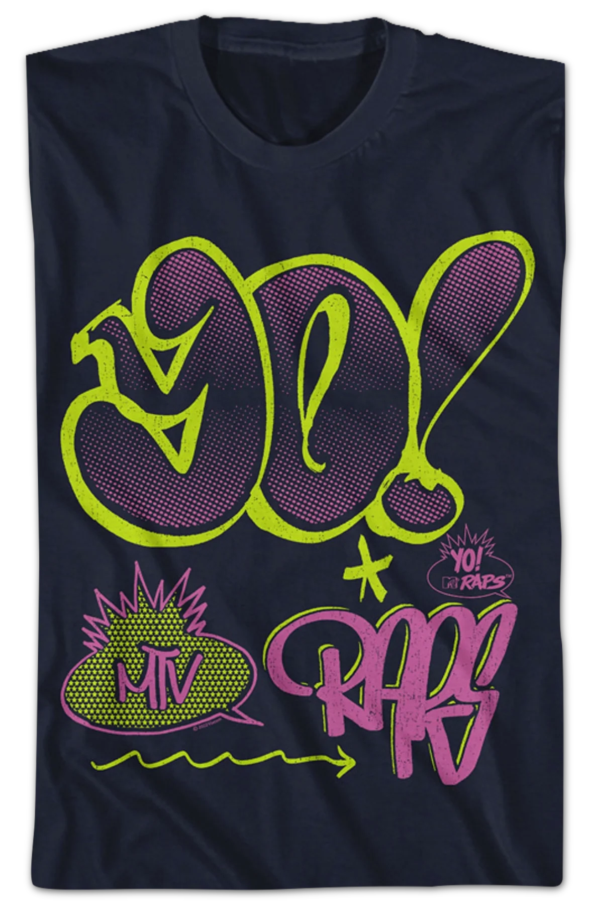 Yo! MTV Raps Graffiti MTV Shirt - Image 2
