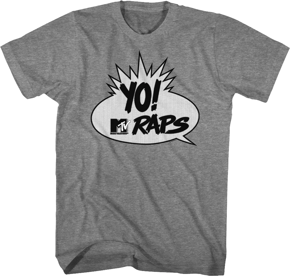 Yo! MTV Raps Vintage Logo MTV Shirt