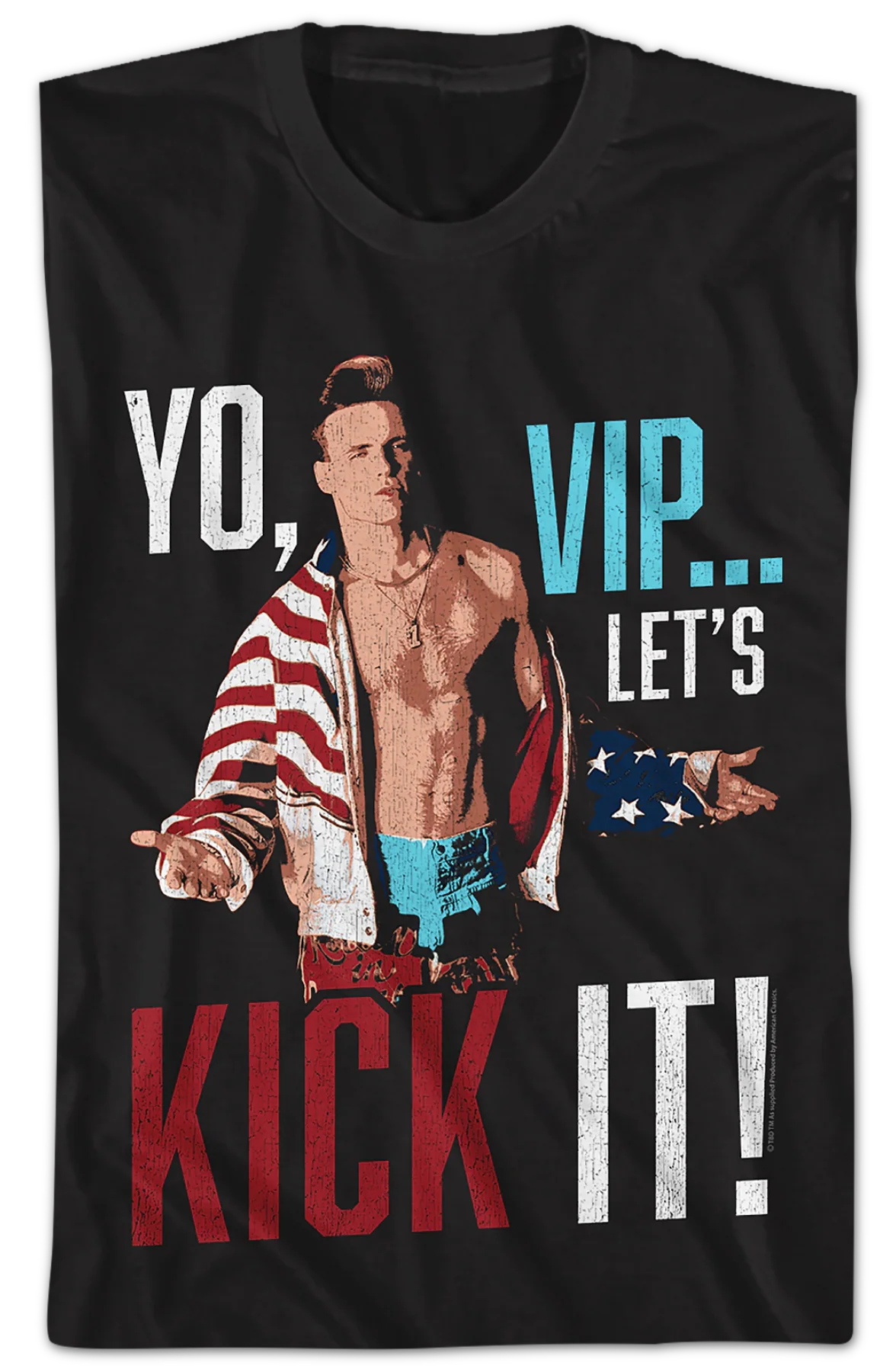 Yo VIP Let's Kick It Vanilla Ice T-Shirt - Image 2