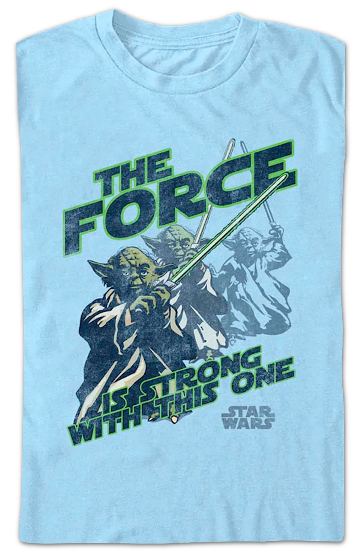 Yoda The Force Is Strong With This One Star Wars T-Shirt - Image 2