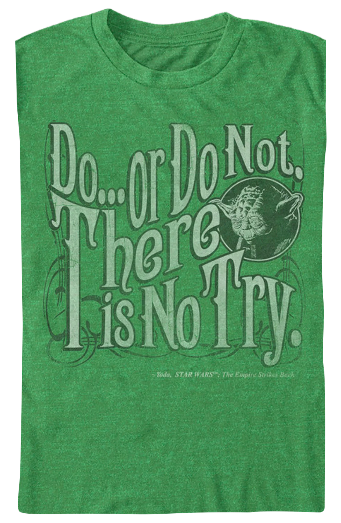 Yoda There Is No Try Star Wars T-Shirt - Image 2