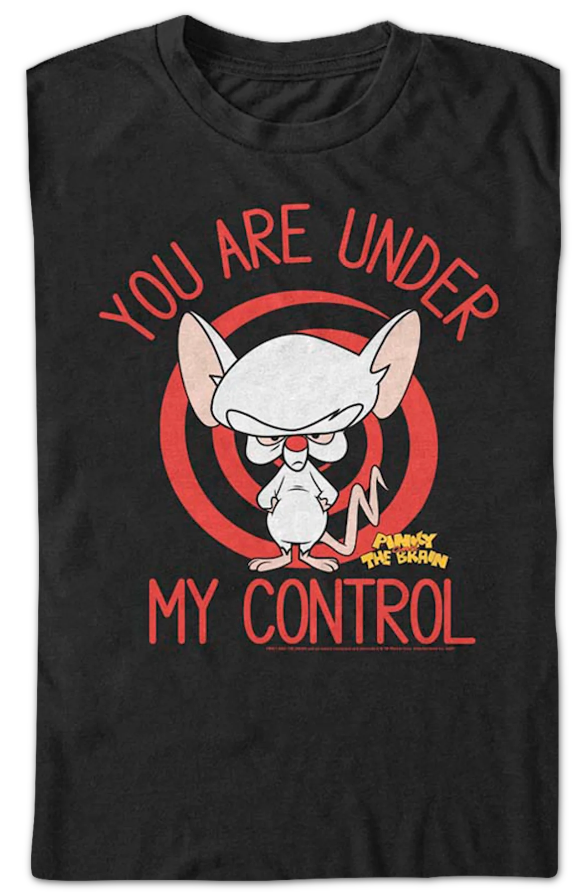 You Are Under My Control Pinky and the Brain T-Shirt - Image 2