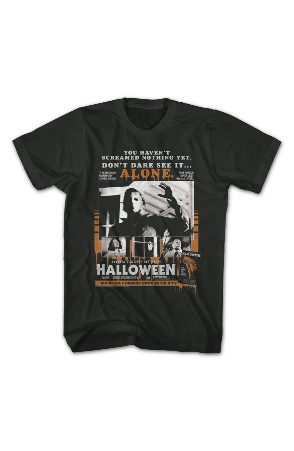You Haven't Screamed Nothing Yet Halloween T-Shirt - Image 2