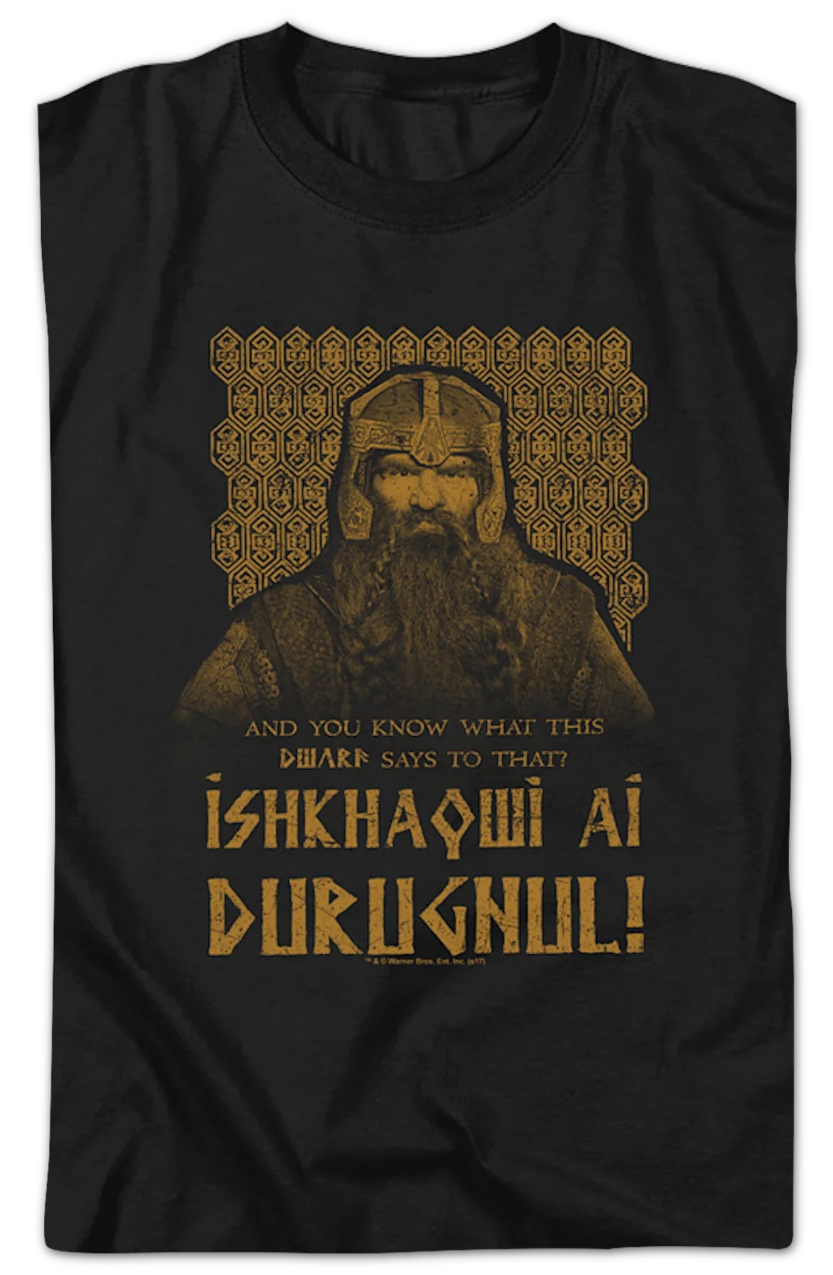 You Know What This Dwarf Says Lord of the Rings T-Shirt - Image 2