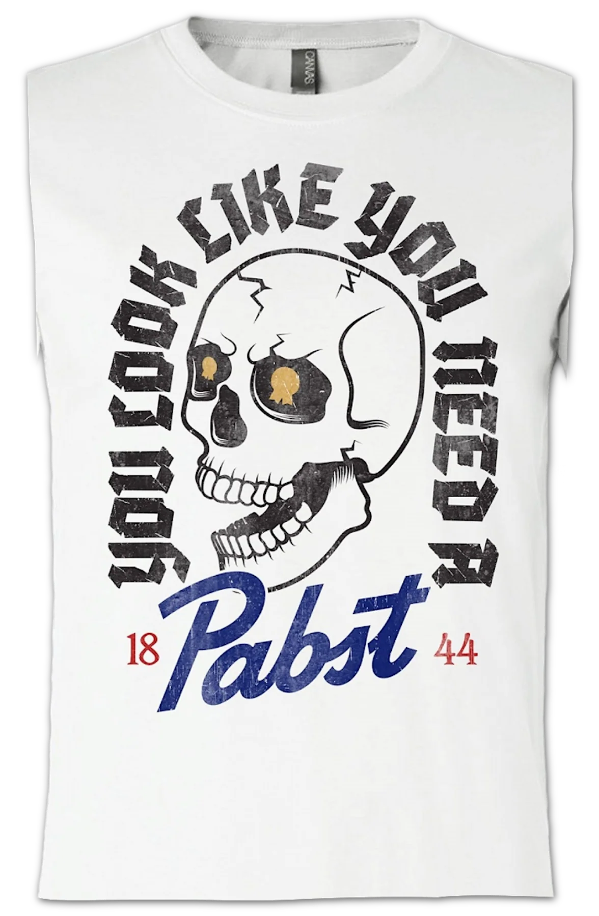 You Look Like You Need A Pabst T-Shirt - Image 2