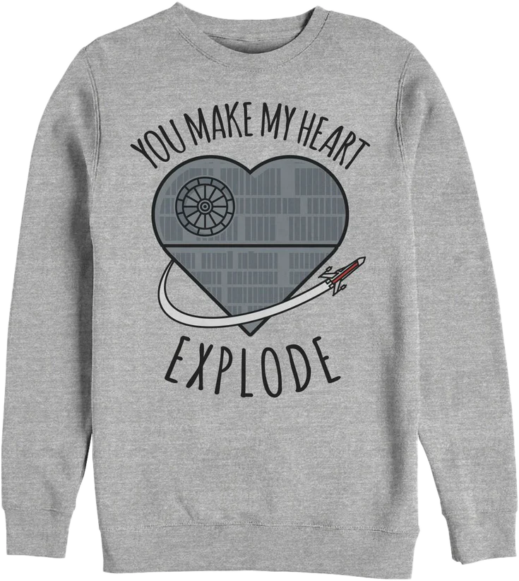 You Make My Heart Explode Star Wars Sweatshirt