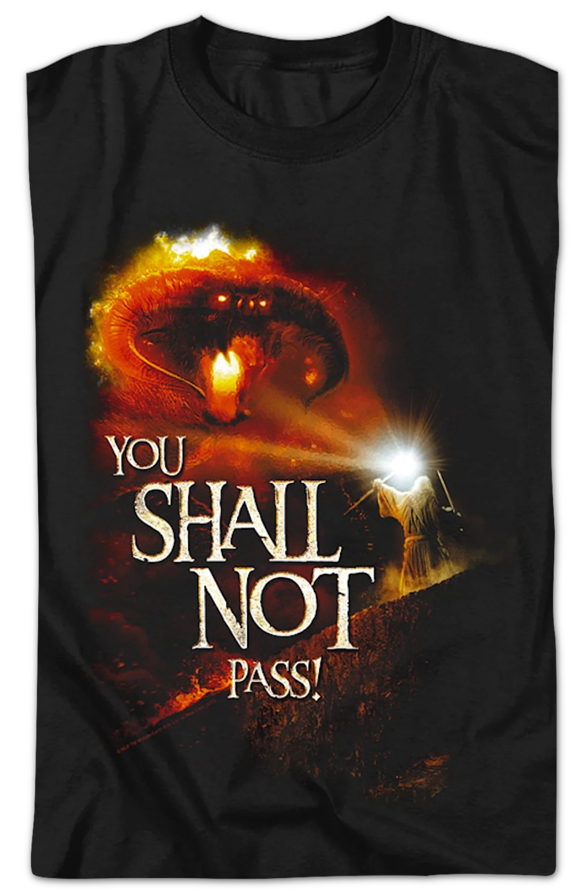 You Shall Not Pass Lord of the Rings T-Shirt - Image 2
