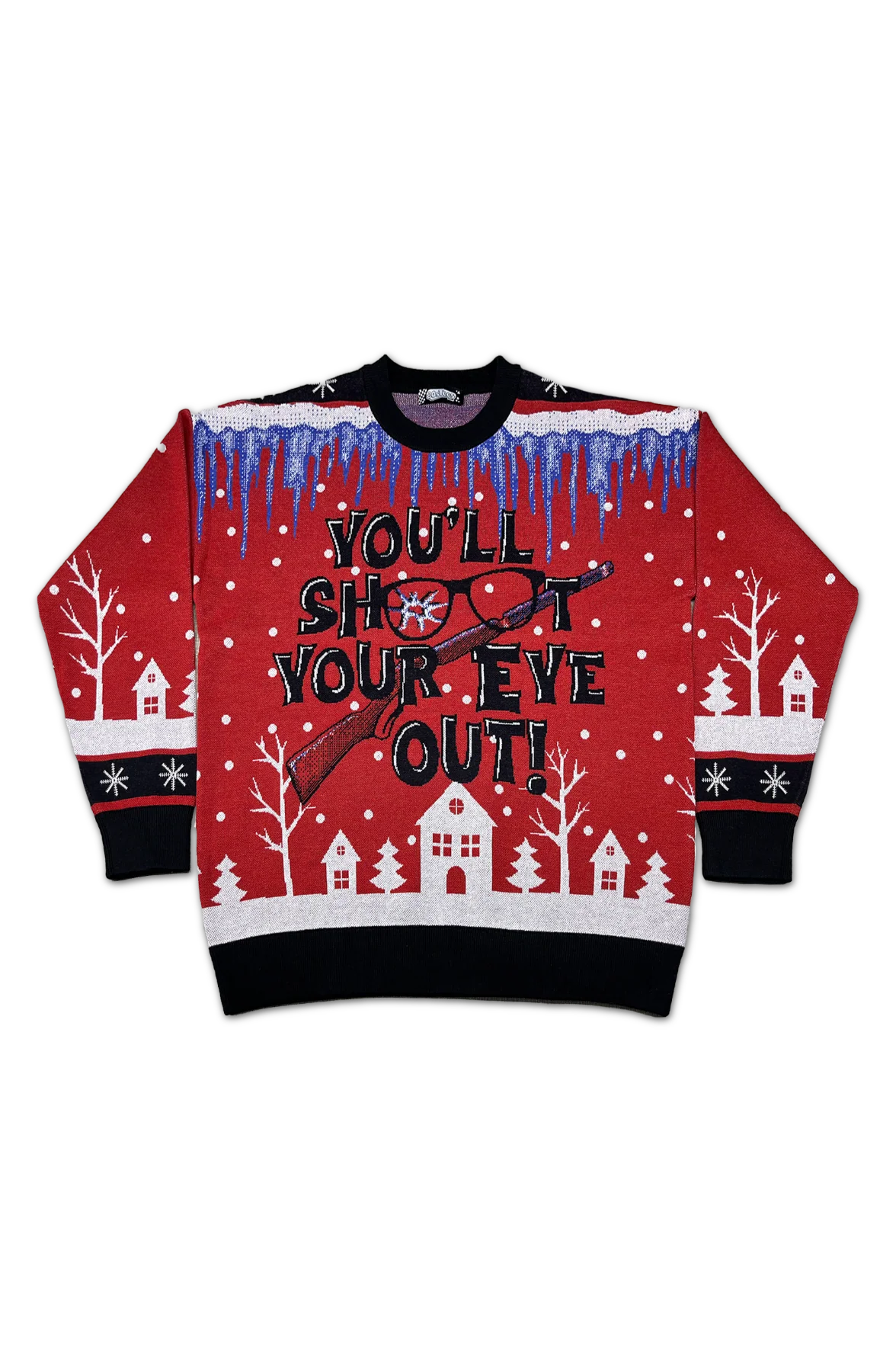 You'll Shoot Your Eye Out Christmas Story Knitted Sweater - Image 2
