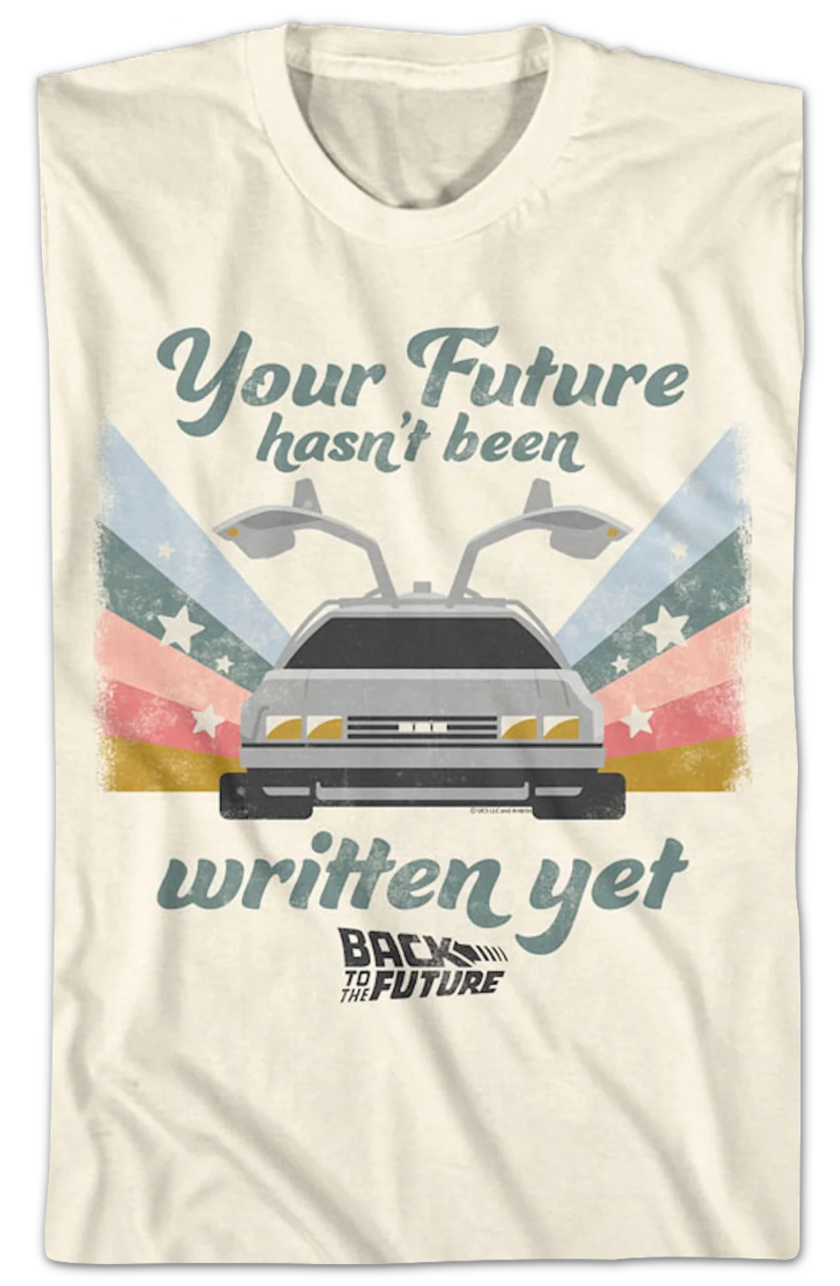 Your Future Hasn't Been Written Yet Back To The Future T-Shirt - Image 2