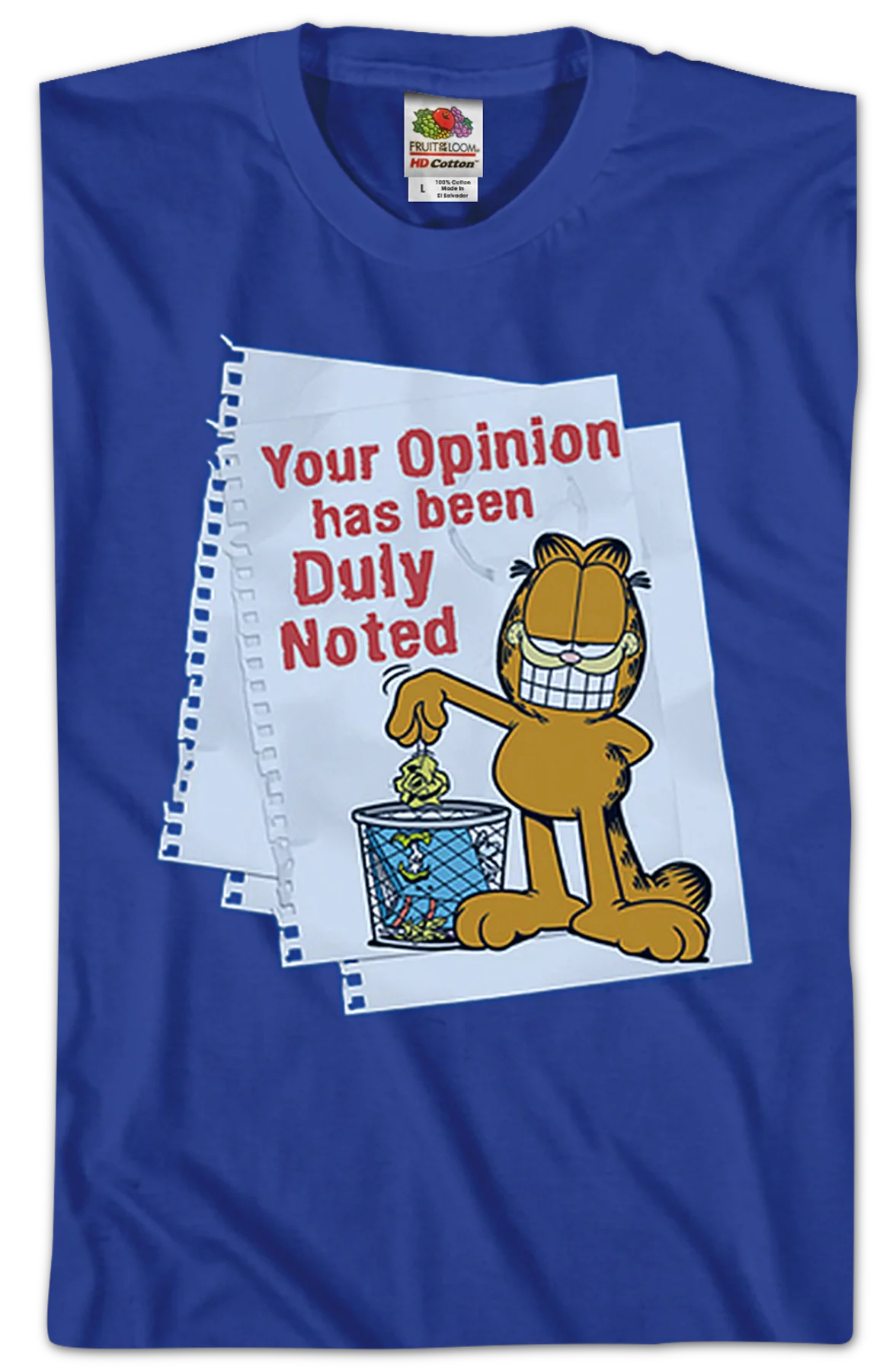 Your Opinion Garfield T-Shirt - Image 2