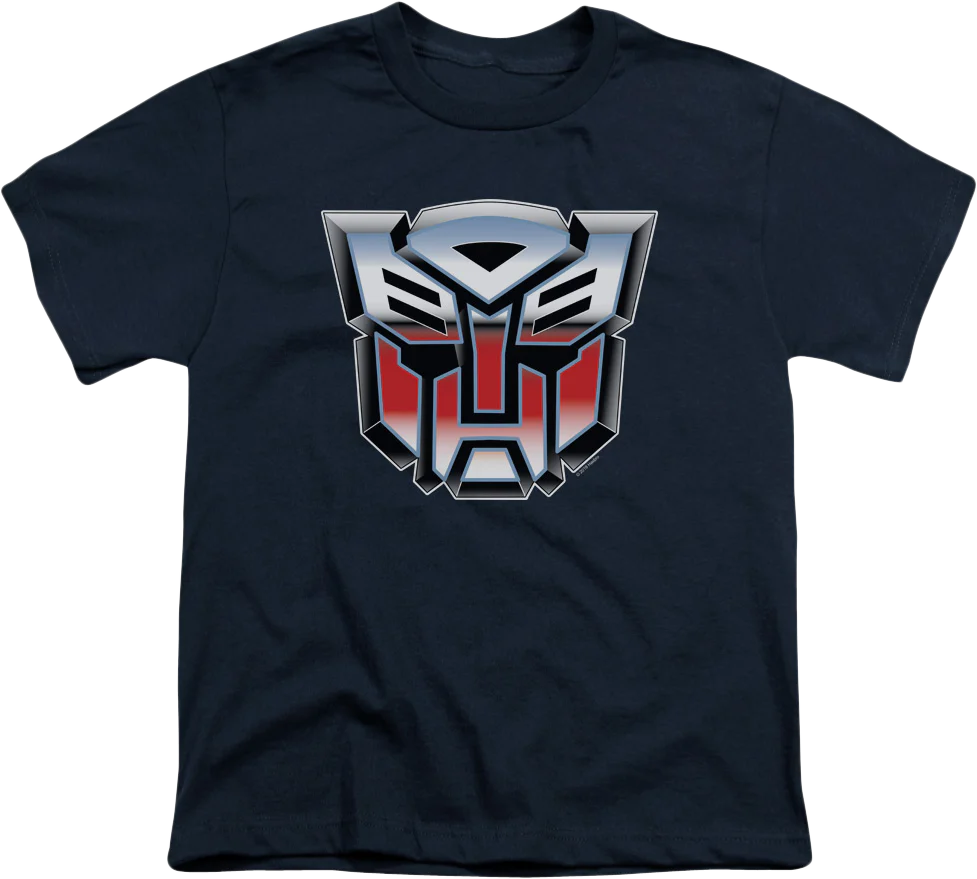 Youth Airbrush Autobot Logo Transformers Shirt