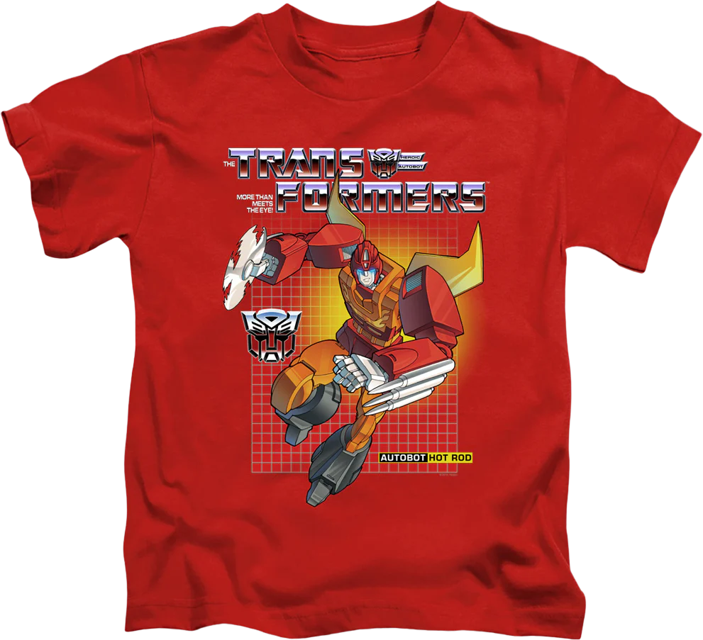 Youth Autobot Hot Rod Transformers Shirt