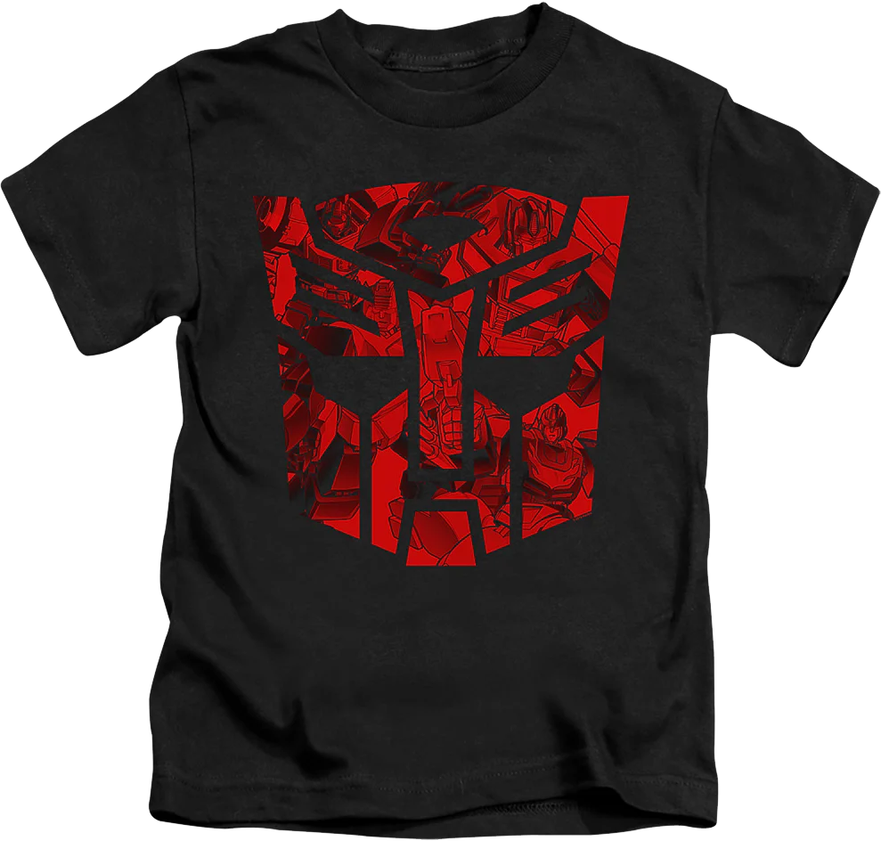 Youth Autobot Logo Illustrations Transformers Shirt