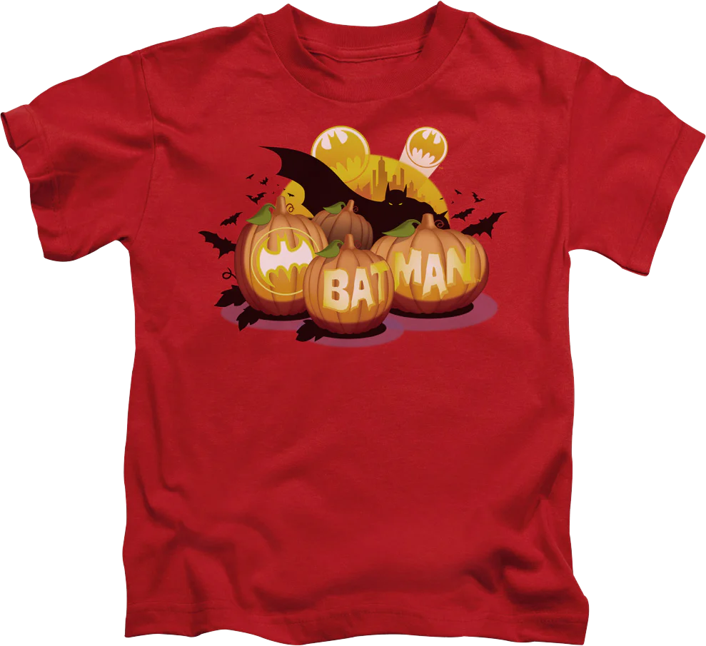 Youth Batman Pumpkin Patch DC Comics Shirt