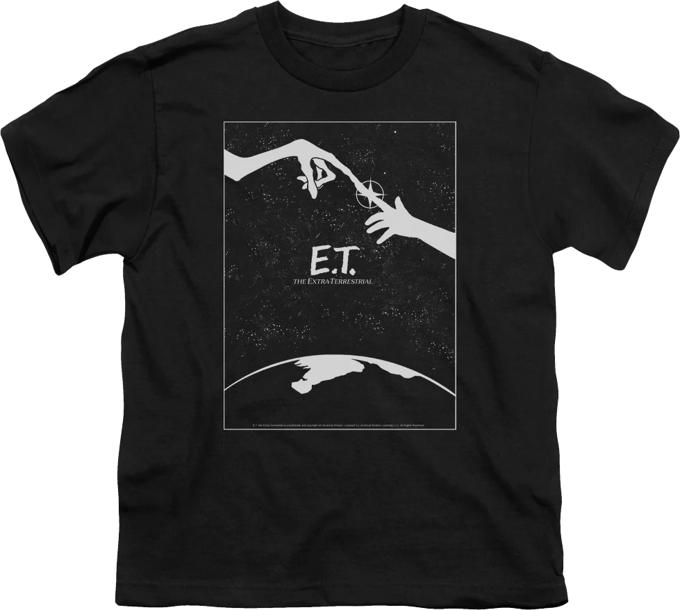 Youth Black and White Movie Poster ET Shirt