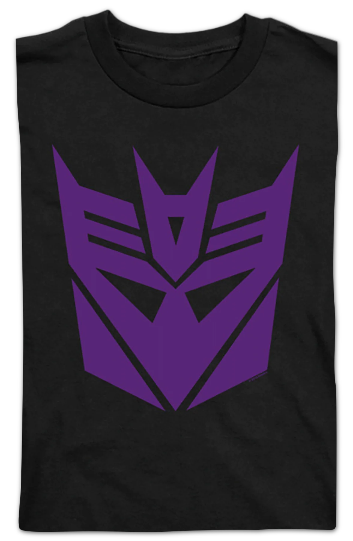 Youth Black Decepticon Logo Transformers Shirt - Image 2