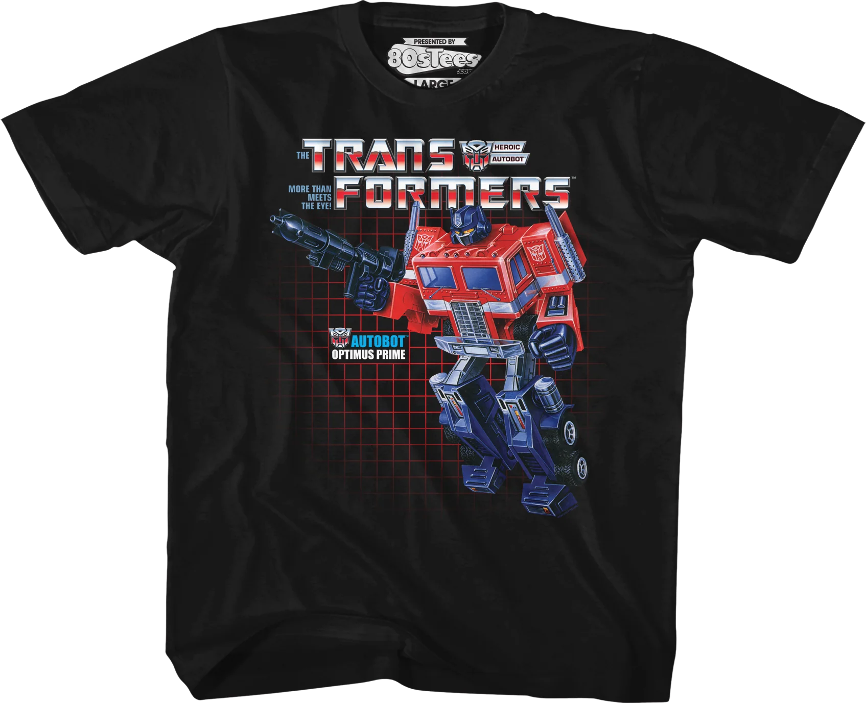 Youth Box Art Optimus Prime Shirt