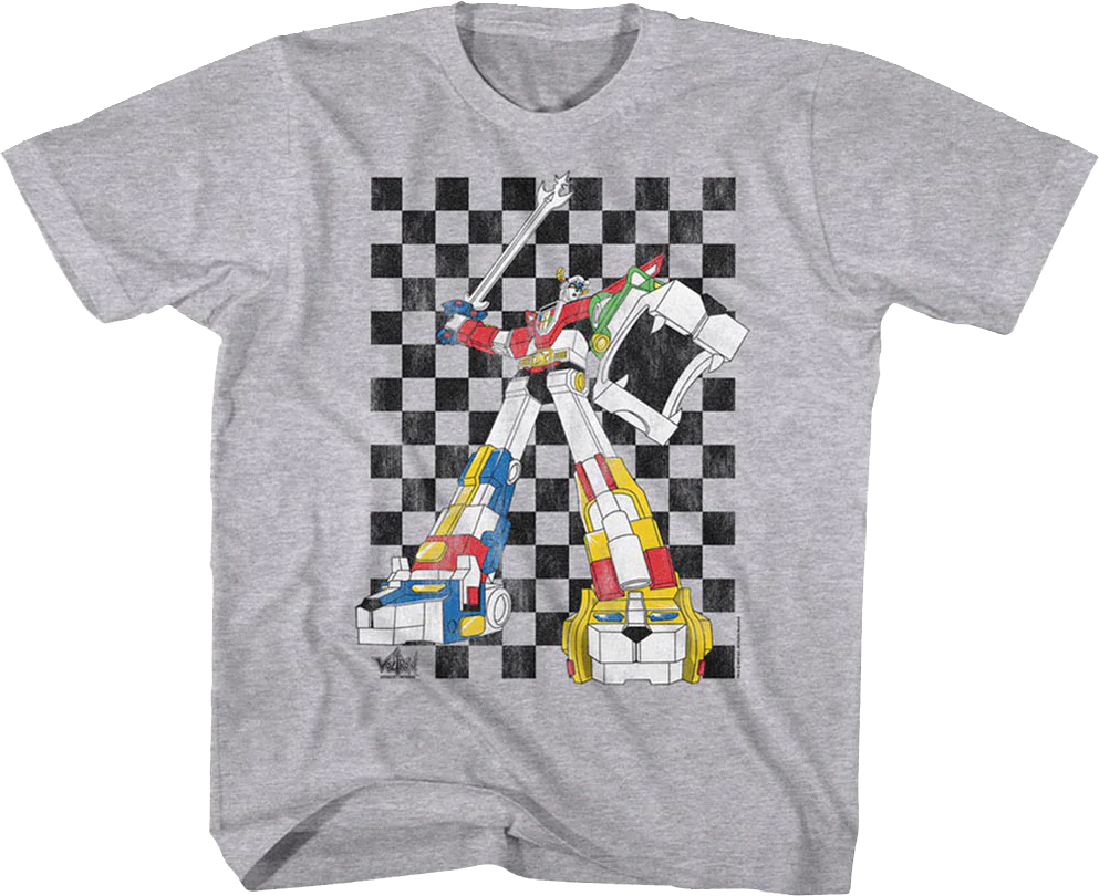 Youth Checkerboard Defender Voltron Shirt