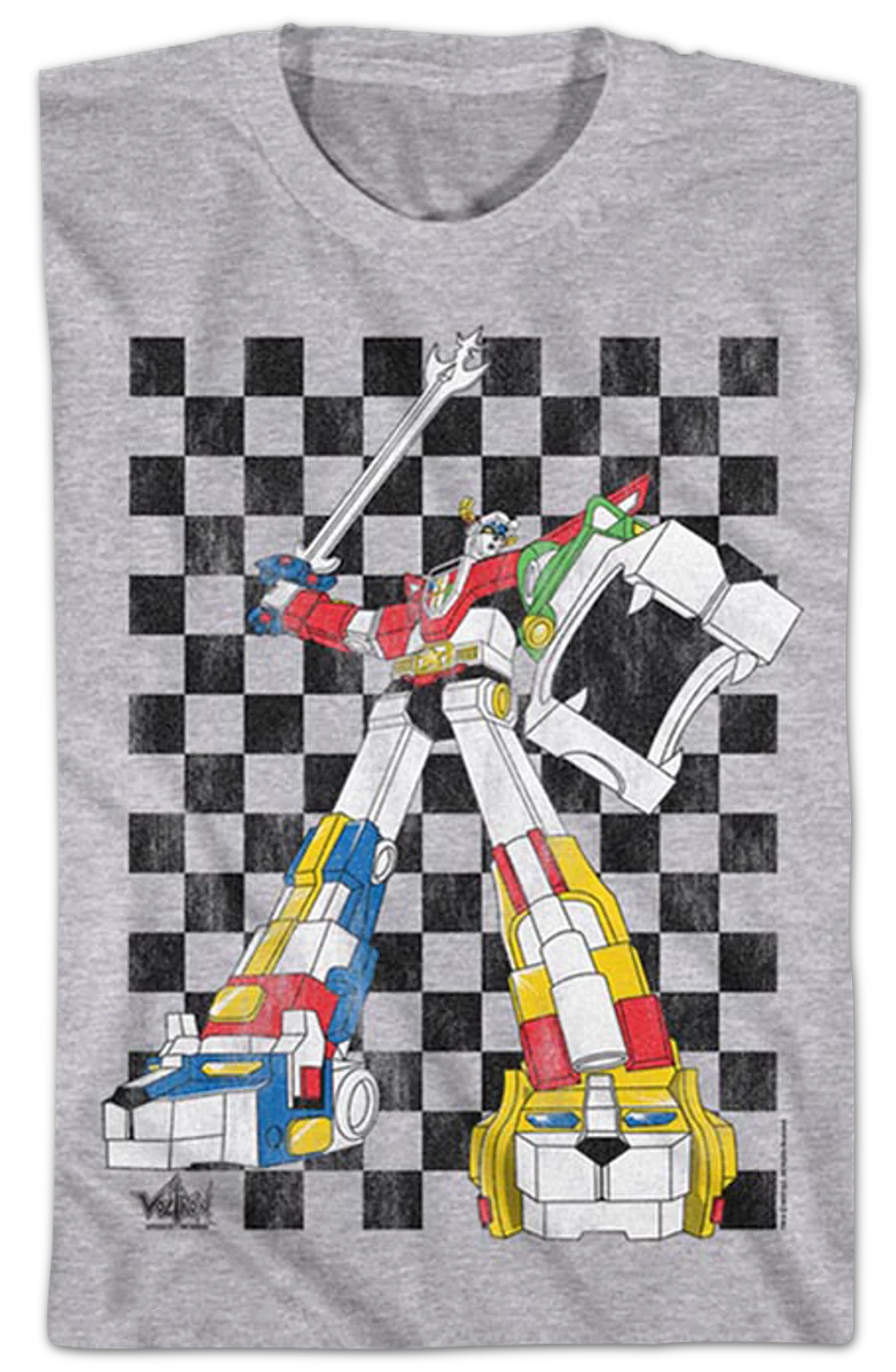 Youth Checkerboard Defender Voltron Shirt - Image 2
