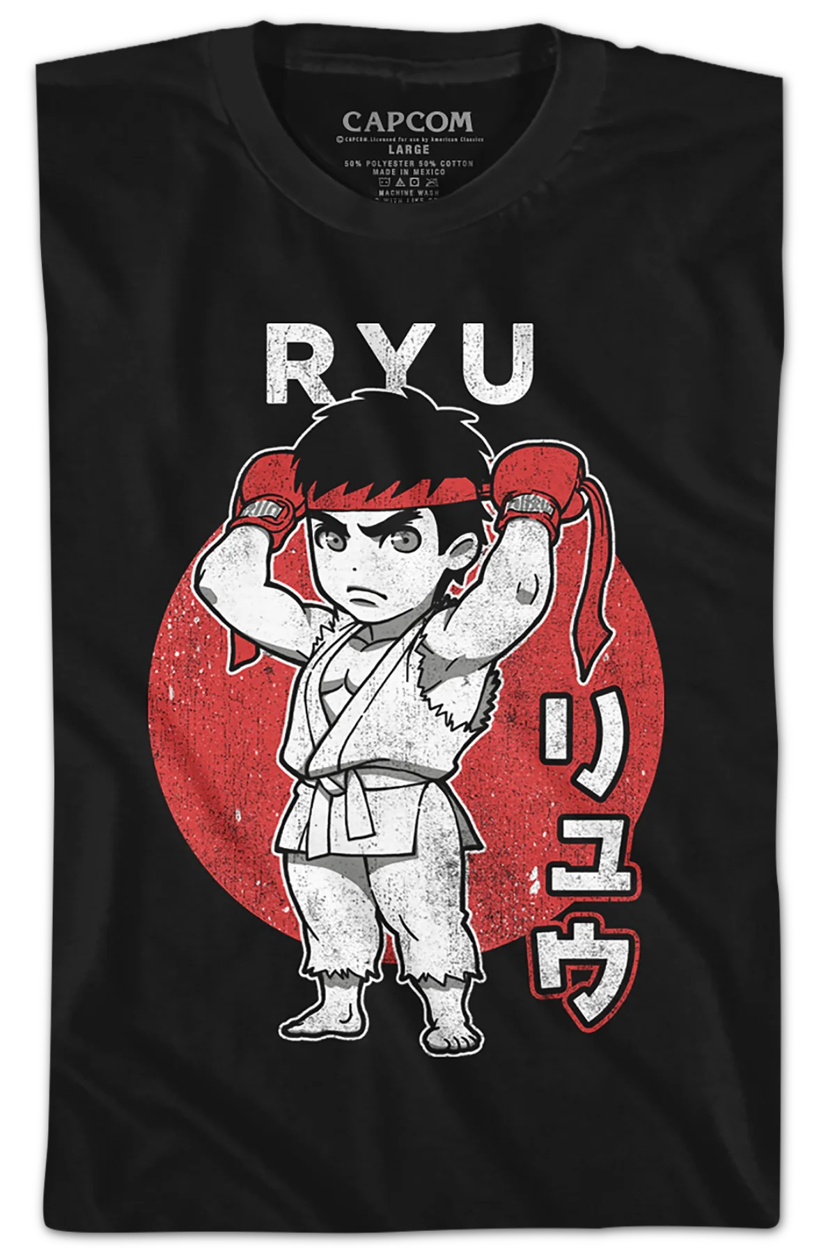 Youth Chibi Ryu Street Fighter Shirt - Image 2