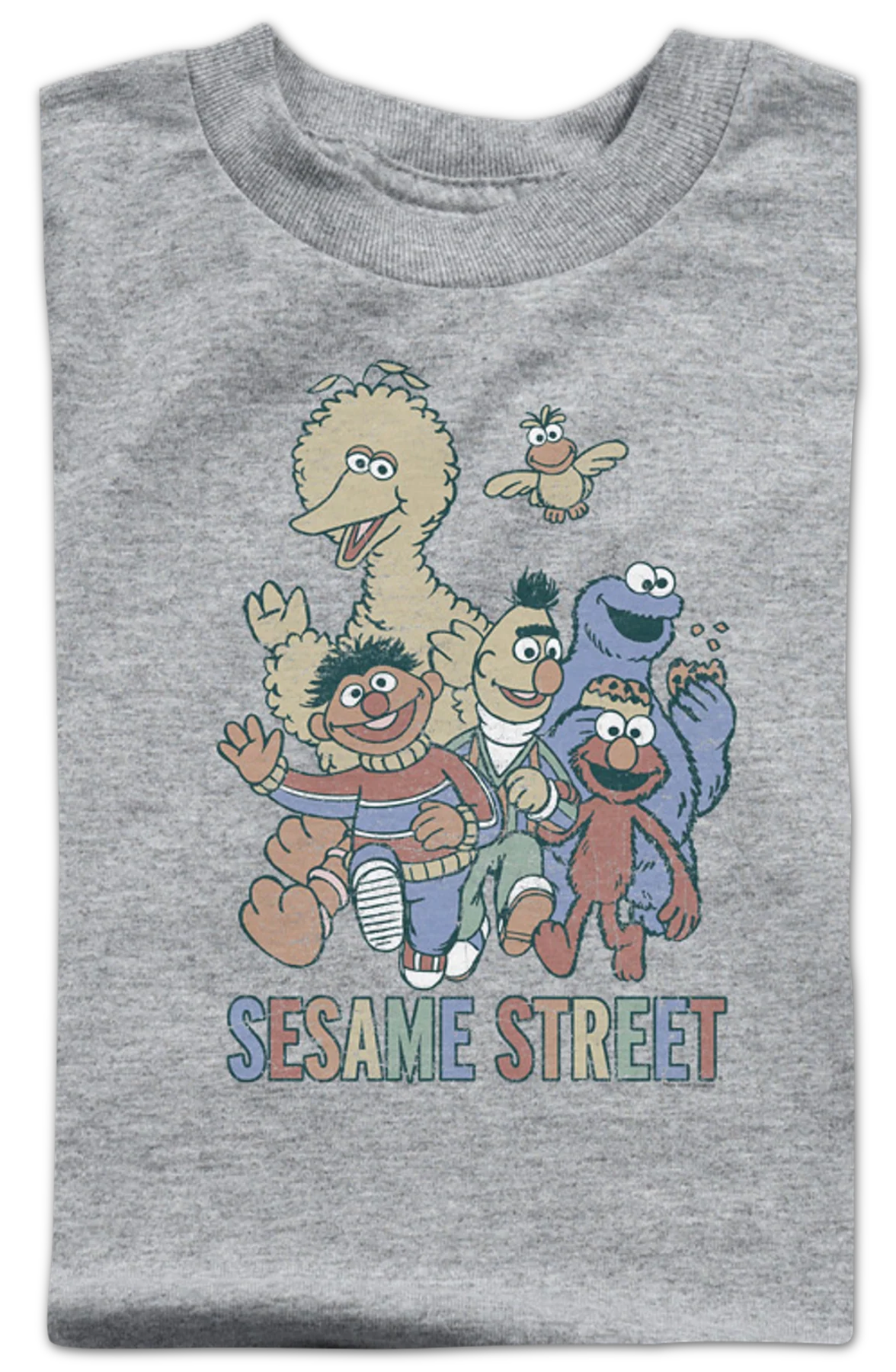 Youth Colorful Sesame Street Shirt - Image 2
