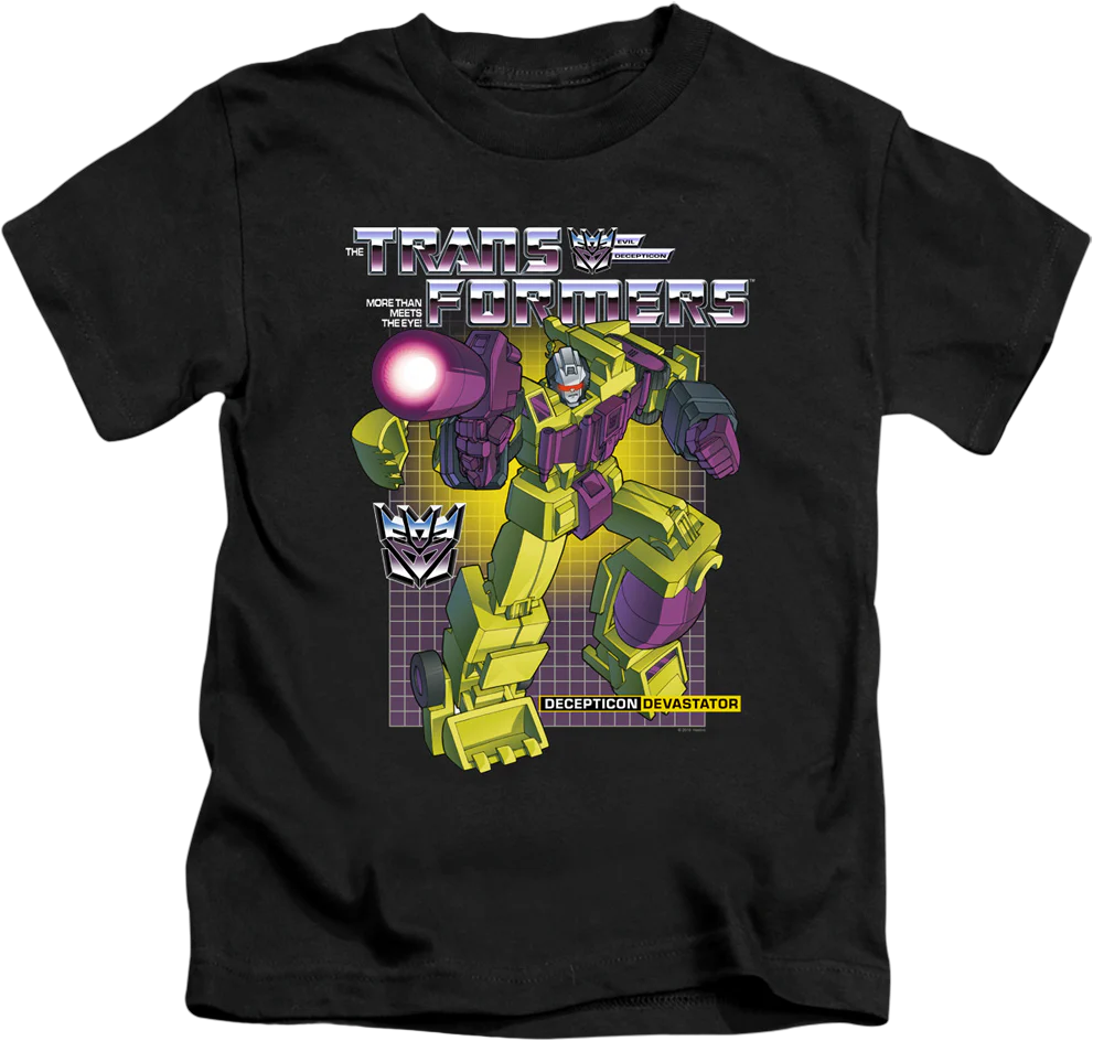 Youth Decepticon Devastator Transformers Shirt