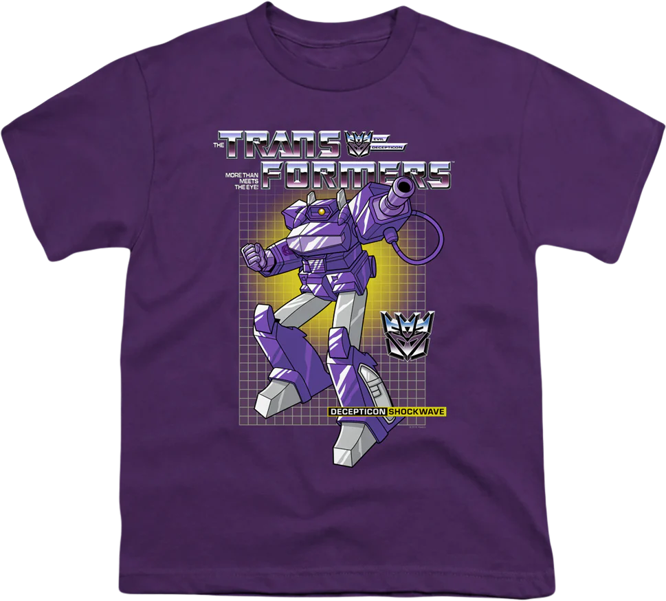 Youth Decepticon Shockwave Transformers Shirt