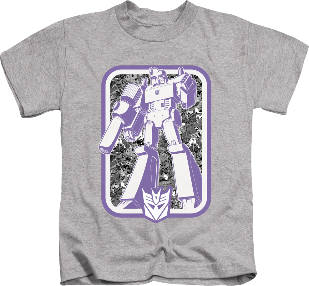 Youth Decepticons Leader Megatron Transformers Shirt