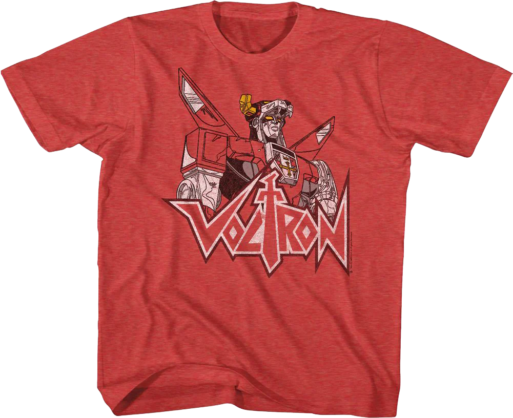 Youth Distressed Defender of the Universe Voltron Shirt