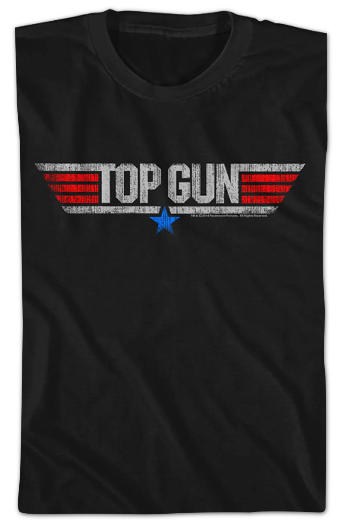 Youth Distressed Logo Top Gun Shirt - Image 2