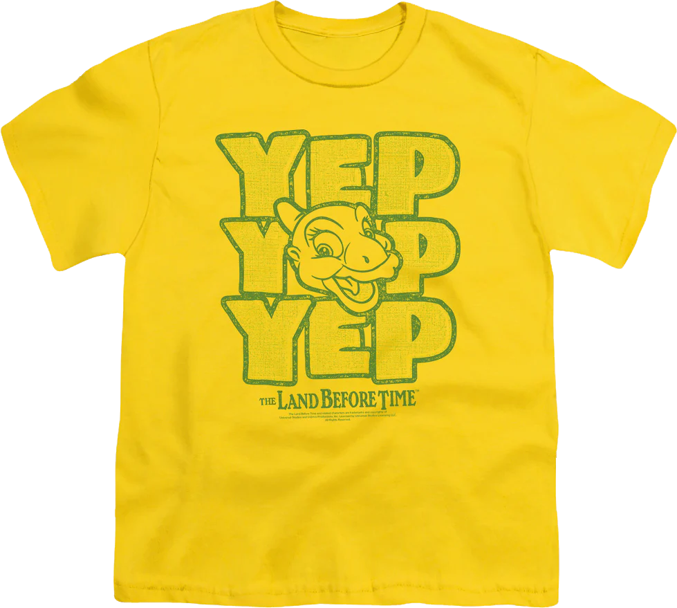 Youth Ducky Yep Yep Yep Land Before Time Shirt