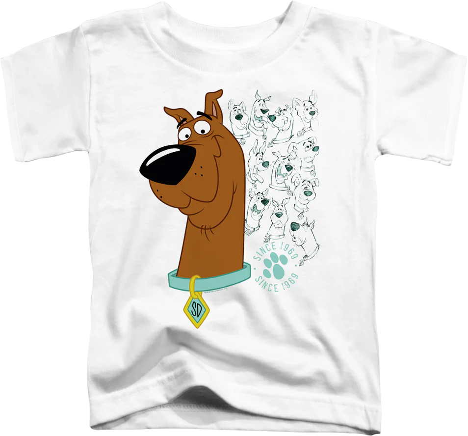 Youth Evolution Of Scooby-Doo Shirt