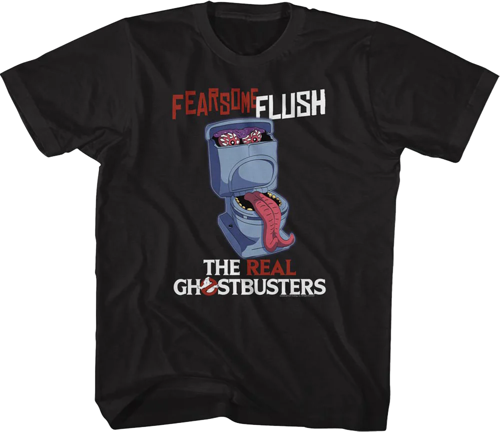 Youth Fearsome Flush Real Ghostbusters Shirt
