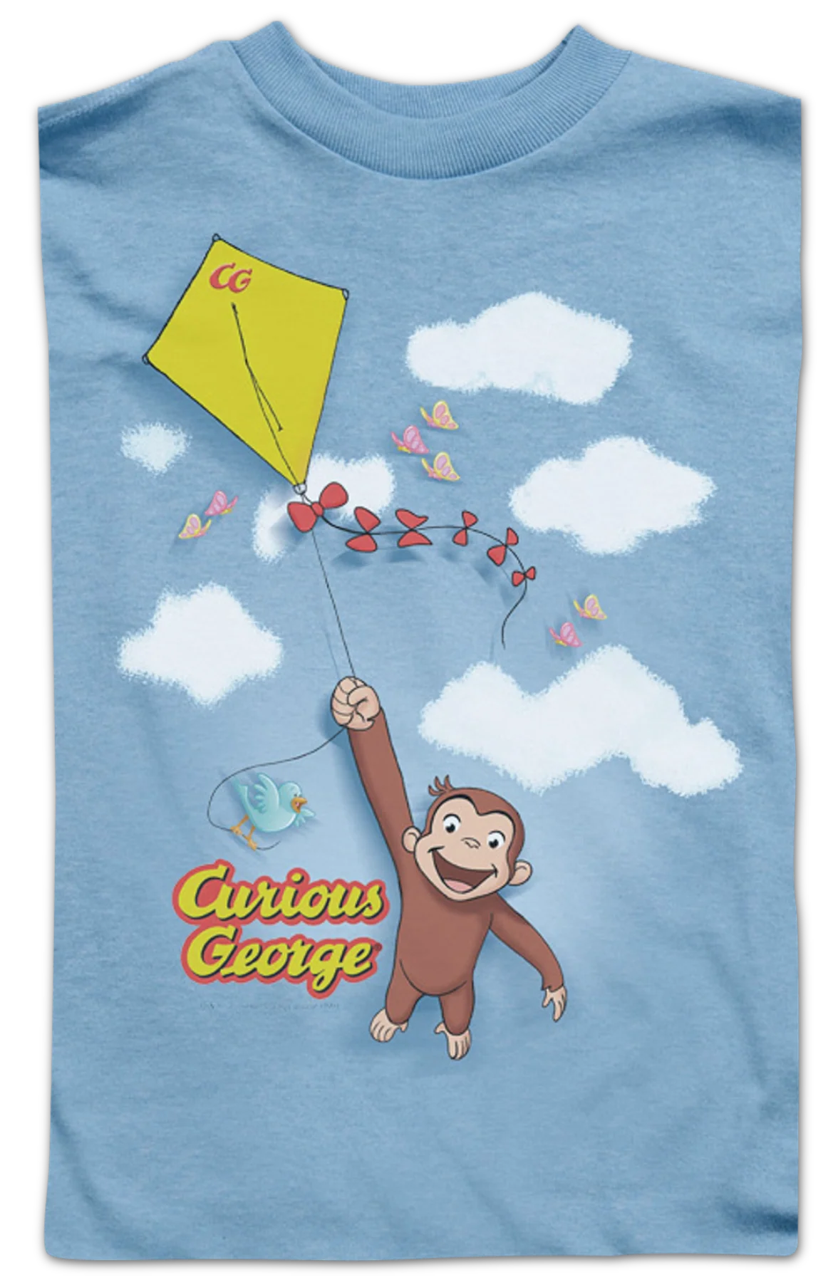 Youth Fly a Kite Curious George Shirt - Image 2