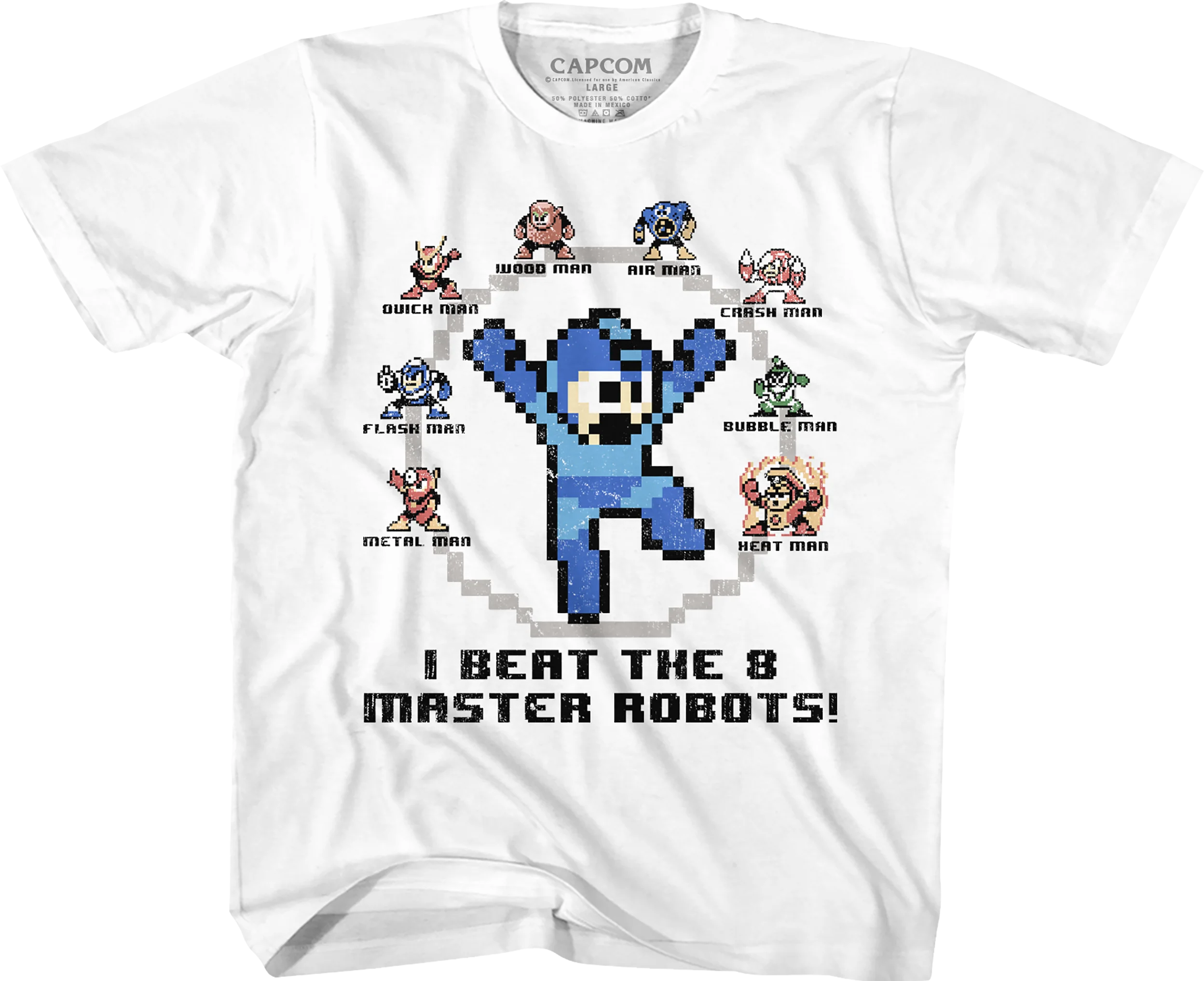 Youth I Beat The 8 Master Robots Mega Man Shirt