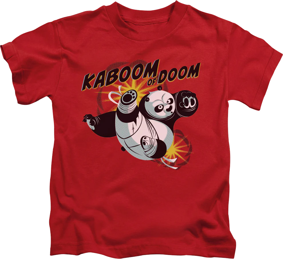 Youth Kaboom Of Doom Kung Fu Panda Shirt