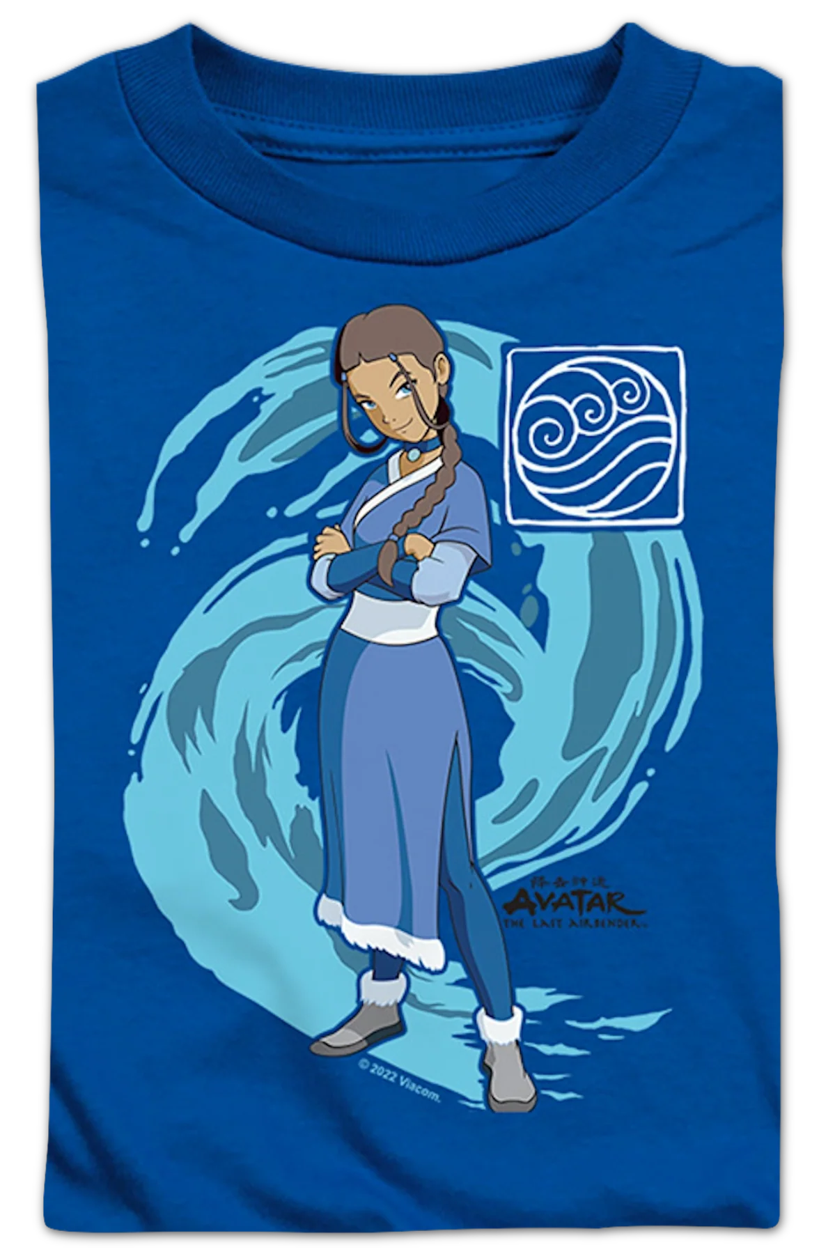 Youth Katara Water Wave Avatar The Last Airbender Shirt - Image 2