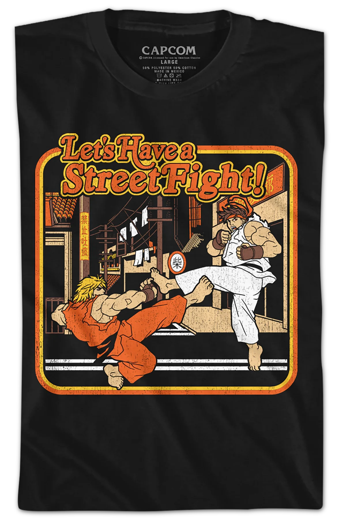 Youth Ken Masters and Ryu Street Fighter Shirt - Image 2