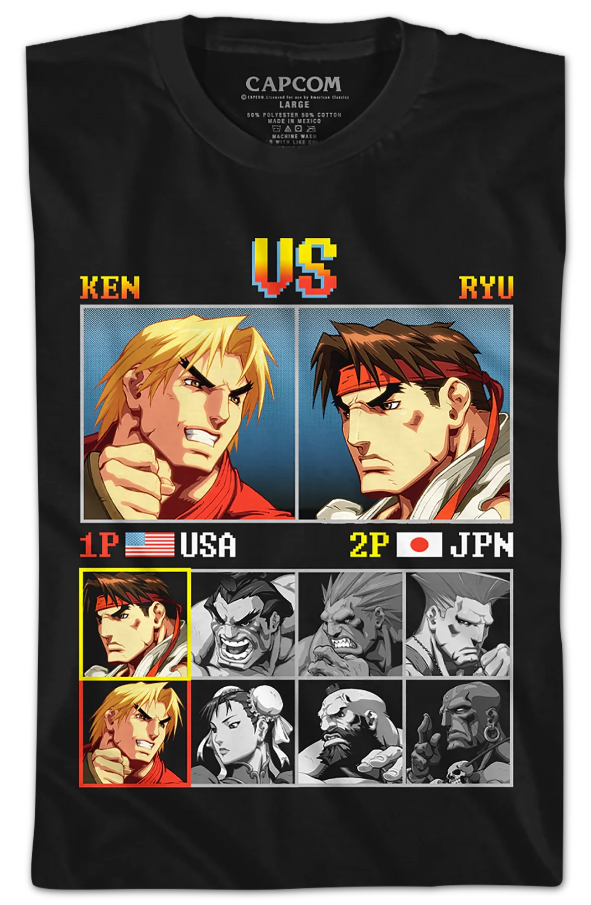 Youth Ken vs Ryu Street Fighter Shirt - Image 2