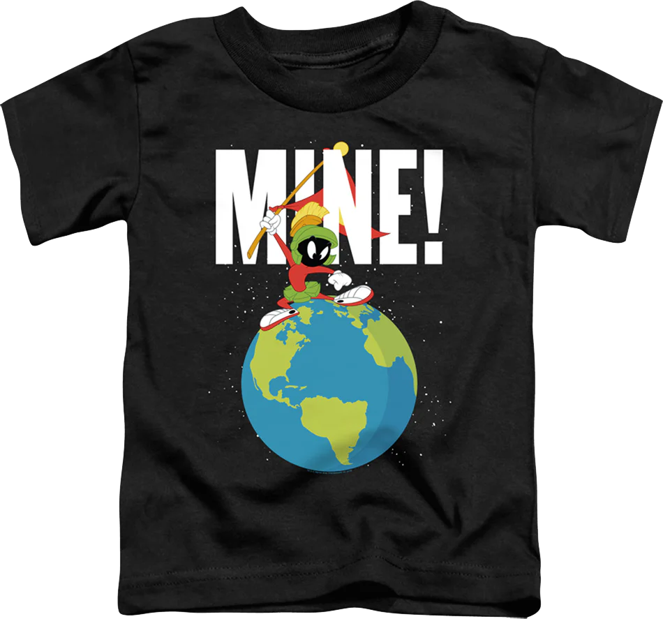 Youth Mine Marvin The Martian Looney Tunes Shirt