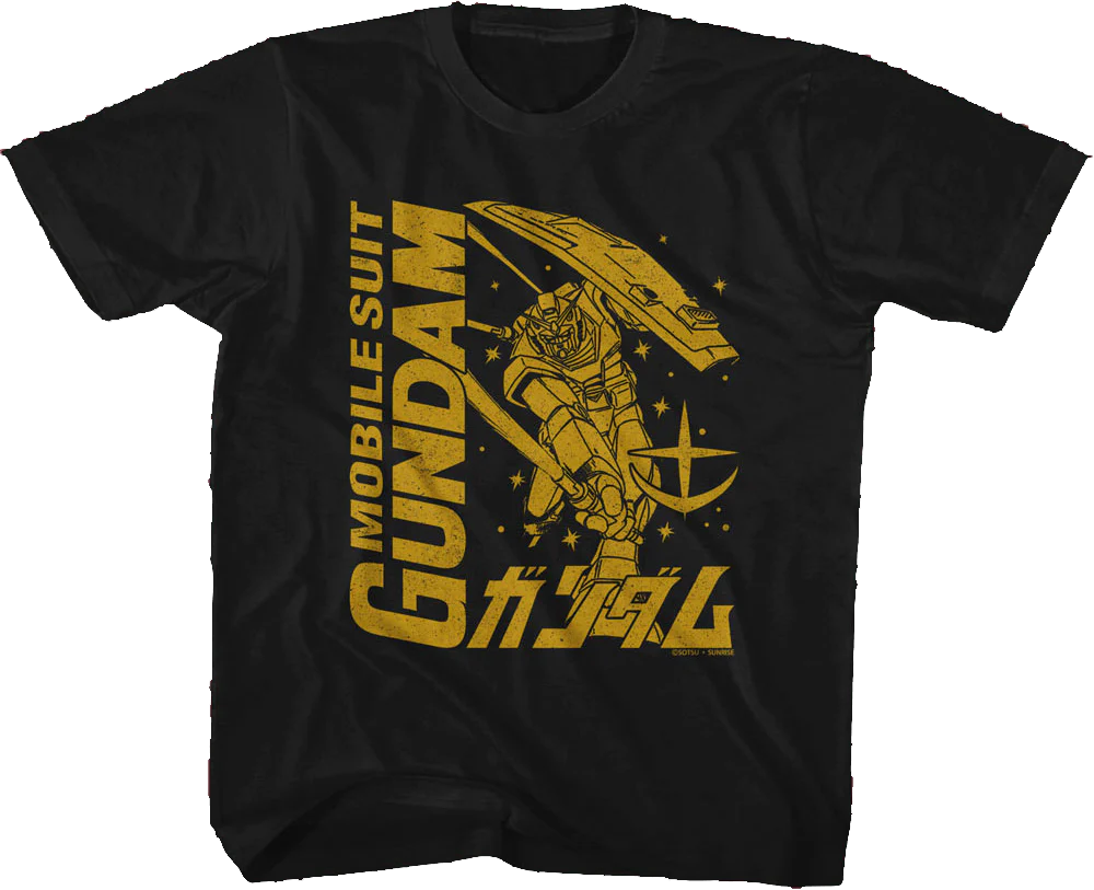 Youth Monochrome Mobile Suit Gundam Shirt